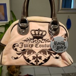 authentic pink juicy couture hand bag
